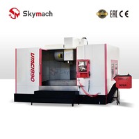 Centre d'usinage vertical CNC 5 axes VMC1890, broche unique, 6000 tr/min, haute précision, robuste, avec commande GSK