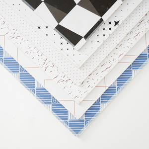 Giá rẻ giá chi phí thấp vật liệu trang trí 600*600 595*595 thạch cao gạch Trần - Product Image 4