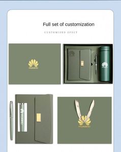 Luxury A5 Notebook Set Hardcover PU Business Journal with Pen Thermos <b>Cup</b> & Gift Box Graduation Promotion - Product Image 6