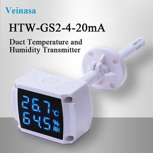 Transmisor de Temperatura y Humedad para Ductos HTW-GS2-4-20mA de Alta Precisión, Material Polimérico para Monitoreo de Medidas Ambientales - Product Image 3