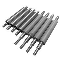 Nouveaux rouleaux de guidage en acier inoxydable galvanisé avec roues dentées en caoutchouc/acier pour lignes de production, personnalisables