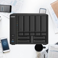 Server Penyimpanan Jaringan Chassis Nas Sagittarius QnapTS-973AX-8G 9-bay M.2 Nvme Pcie Enterprise
