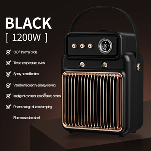Ventilateur électrique portable 1200W avec humidificateur, radiateur céramique PTC avec fonction de brumisation pour la maison, la chambre à coucher et la salle de bain - Product Image 6