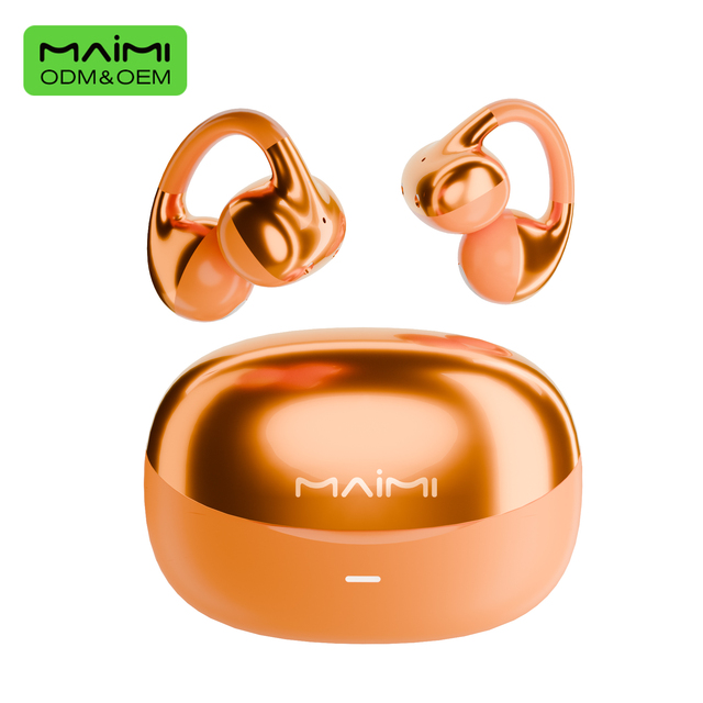Ultra-light Clip on Wireless Earbuds BT V5.3 Long Battery Life 3D Surround Sound Ear Clip Sports Earphone with Type-C Port