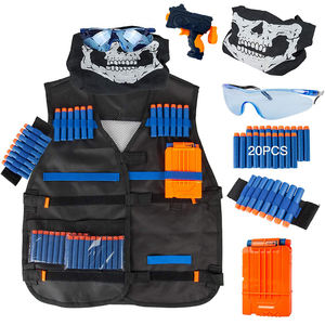 <span class=keywords><strong>Chaleco</strong></span> Táctico Infantil para Exteriores con Cinturón Ajustable, Compatible con Pistolas <span class=keywords><strong>Nerf</strong></span>, Pistolas de Balas Suaves de EVA, Protección de Seguridad - Product Image 2