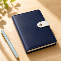 Carnet de notes professionnel personnalisé en cuir PU A6 Mini B5, agenda 2026, petit carnet de finances, carnets promotionnels personnalisés en cuir PU A6