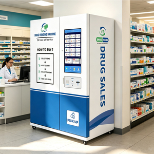 Máquina expendedora de medicamentos sin receta 369 Ch, 3000 piezas, máquina dispensadora de prescripciones automatizada de 32 pulgadas para quiosco de autoservicio de medicamentos comunitario - Product Image 1