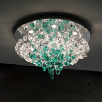 Lustre en cristal personnalisé non standard moderne Lampe de table à manger pour la maison Luminaire de décoration de restaurant