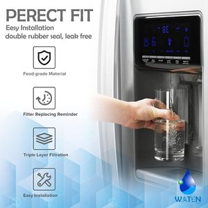 Filtre à eau pour réfrigérateur EPTWFU01, osmose inverse, durée de vie de 12 mois, remplacement pour les filtres à eau de réfrigérateur - Product Image 3