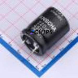 Condensateur électrolytique en aluminium à encliquetage 152EC0330, composant traversant (THT), D25xL30mm 220uF 20% 450V 10mm - Product Image 1