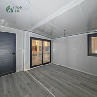 Maisons préfabriquées modulaires YITOP, maison de type conteneur préfabriqué de 20 pieds, bureau mobile extensible, conteneur préfabriqué, mini-maison à vendre