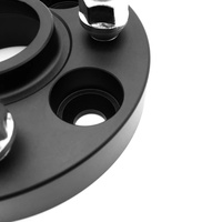 Embers Nouveaux entretoises de roue adaptateurs PCD 4x100 CB 60.1 Finition noire 16-20 pouces en alliage d'aluminium 4 trous pour Clio/Captur/Megane/Logan/