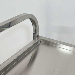 304 baja tahan karat <span class=keywords><strong>2</strong></span> tingkat layanan makanan restoran troli untuk Hotel dan restoran - Product Image 4