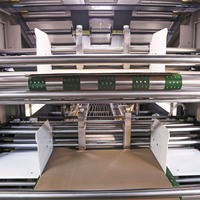 Machine à laminer électrique automatique de haute qualité à 5 plis pour carton et boîtes ondulées