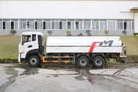 FULONGMA नगर निगम सेवा 15 घन मीटर पानी टैंकर तरल परिवहन ट्रक