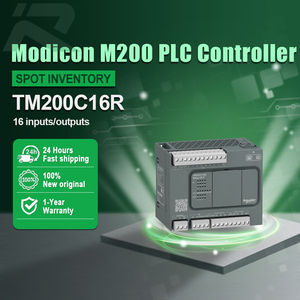 Sch-neider ของแท้ ใหม่ Modicon M200 TM200C16R PLC โปรแกรมเมเบิล ลอจิก คอนโทรลเลอร์ 16 จุด I/O รีเลย์เอาต์พุตโมดูล TM200C16R - Product Image 1