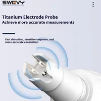 Stylo de mesure double SW762 LCD HD TDS pour la qualité de l'eau, la conductivité et la température / Convertisseur d'unités S/mS pour la Chine continentale
