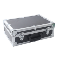 U-WORTHY Boîte à outils portable longue et légère en alliage d'aluminium avec serrure, grande capacité, taille et forme personnalisables, logo personnalisé