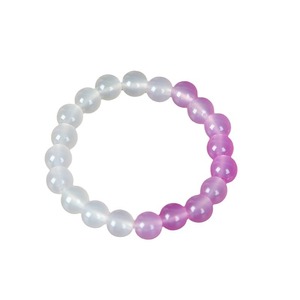 Imitation Pearl Beaded <b>Bracelet</b> Light Sensitive Color Changing Plastic Resin Gift For Students - Product Image 5