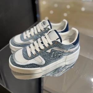 Chaussures tendance en toile à lacets avec logo personnalisé, style rétro original, pour homme, baskets de luxe, Dolcegabban D, chaussures épaisses pour femme - Product Image 1