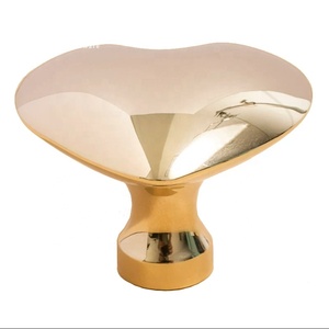 Poignées en laiton plaqué or Santaya PVD en forme de cœur pour armoires de cuisine, armoires de chambre, tiroirs et autres poignées de meubles - Product Image 6