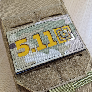 Patchs de camouflage personnalisés à réflexion infrarouge en nylon gravés au laser à faible visibilité - Product Image 5