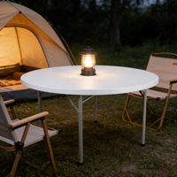 Table à manger pliante moderne en plastique à prix de gros, avec cadre en acier, 48'', 60'', 72'', mobilier de salle à manger pour mariage, banquet, hôtel