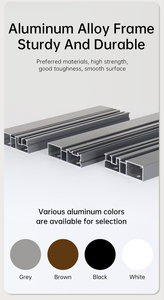 Matériel de porte à enroulement moderne, boîte en maille détachable brevetée, maille anti-fissuration thermofusible sur mesure, facile à nettoyer/à installer - Product Image 4