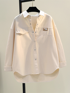 Áo sơ mi nữ cotton và gai dầu, kiểu dáng rộng rãi, thoải mái, thời trang mùa hè mới 2024, bán buôn số lượng lớn - Product Image 2