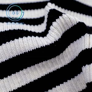 Tela de Punto Acanalado, Tela de Punto Acanalado a Rayas con Spandex para Cuello y Cintura - Product Image 2