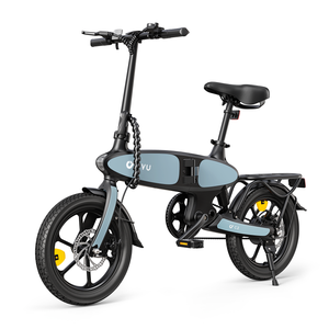 Bicicleta Eléctrica Plegable Mini de 16 Pulgadas con Motor sin Escobillas, Batería de Litio, 25 km/h, Neumáticos sin Cámara, Envío Gratis, Disponible en UE/Reino Unido - Product Image 2