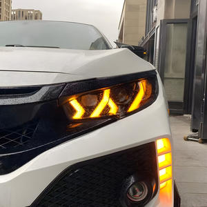 ชุดอัพเกรดไฟหน้ารถยนต์แบบโปรเจคเตอร์ Rambo สำหรับ Honda Civic ปี 2016-2021 รุ่นที่ 10 ไฟหน้า LED แบบเสียบปลั๊กใช้งานได้ทันที - Product Image 2