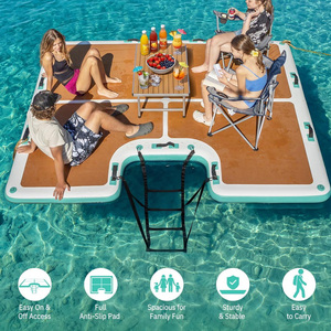 Plateforme flottante gonflable en PVC Dropstitch pour sports nautiques de haute qualité pour toute la famille - Product Image 1