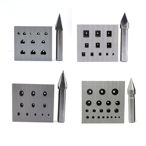 Đồ trang sức công cụ kim loại tim bezel thiết lập Punch Set với hình thành các khối cho hình bầu dục và vuông bezels-tasanol TS-415K - Product Image 1