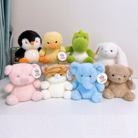 Boneka Beruang San-X Jepang Lembut dan Mengembang dengan Isian Kapas PP dan Gantungan Kunci Kartun Mini untuk Dekorasi Sehari-hari