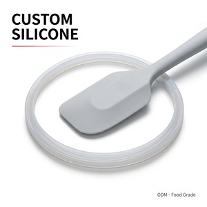 Spatule en silicone de qualité alimentaire, outil de cuisine moulé par injection sur mesure, flexible, antiadhésif, gadget de pâtisserie, fabriqué en Chine - Product Image 1