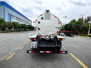 Factory Price 5000liters 5cubic Tanker Capacity 4X2 6wheeler Isuz U ELF septic <b>suction</b> truck Truck sewer vacuum truck for Sale - Product Image 6