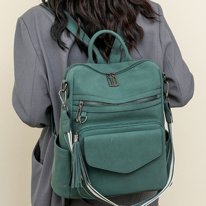 Bolsos de Mano de Lujo Modernos y a la Moda para Mujer, Bolsos de Compras Casuales con Borlas, Mochilas Personalizadas para Mujer, Mochila para Viajes Diarios - Product Image 2