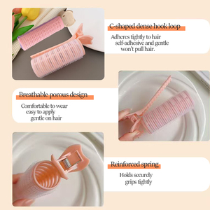 1 clip <span class=keywords><strong>de</strong></span> pelo autoadhesivo para flequillo, con forma <span class=keywords><strong>de</strong></span> ocho, para dar volumen a las raíces del cabello, rizador <span class=keywords><strong>de</strong></span> cabello, para peinar la parte superior <span class=keywords><strong>de</strong></span> la cabeza y la frente - Product Image 3