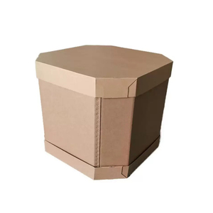 Caja de cartón corrugado grande de servicio pesado personalizada caja de papel corrugado octogonal endurecido grueso para paquete de transporte - Product Image 2