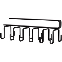 Étagère de rangement pour tasses de cuisine en métal sans perçage Xichen avec double crochet de suspension, organisateur de crochets