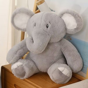 New sang trọng sáng tạo nhẹ nhàng động vật búp bê dễ thương nhồi bông thỏ voi khỉ đồ chơi trẻ em ngủ gối - Product Image 3