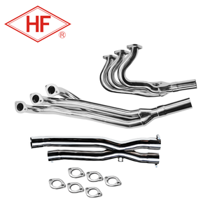 Collecteur d'échappement haute performance HF et tuyau d'échappement en Y pour <span class=keywords><strong>BMW</strong></span> Série 3 E30 320I 323I 325I 325IX M20 <span class=keywords><strong>325</strong></span> 2.5L 2.7L L6 - Product Image 1