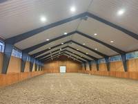 Abri pour chevaux à longue durée de vie et à prix abordable, bâtiments agricoles, bâtiment métallique 50 x 50 pour l'élevage laitier