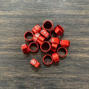 8Mm <span class=keywords><strong>9Mm</strong></span> Vogel Voet Ring Aluminium Race Korte Duif Voet Ring Label Homing Duif Voetringen - Product Image 6