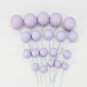 Gold and Silver Cake Decorative <b>Ornaments</b> Colorful Balls Birthday Cake Decorative Ball - Product Image 6