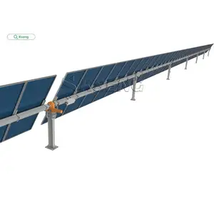 Kommerzielle Solar-Tracking-Stromanlagen Einzelachsen-Solartracker Sonnentracking-Solarsystem