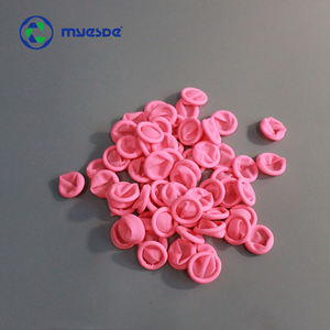 2023 Industriële Kwaliteit Poedervrije 100% Puur Natuurlijke Latex Vingerbedden Cleanroom Roze Vingerbedjes - Product Image 5