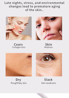 Crème Gel Visage Anti-Âge Hydratante et Éclaircissante au Collagène Hydrolysé 24K Effet Raffermissant en Capsules – Marque Blanche
