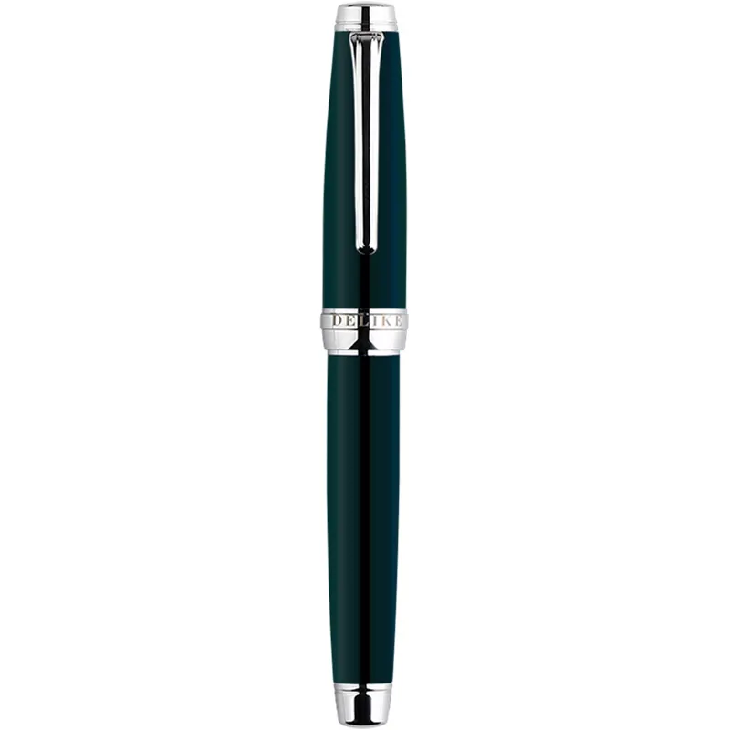 Перьевая ручка MAJOHN New Moon 3, темно-Нефритовая зеленая металлическая цветная ручка для выпечки, с Экстра тонким художественным наконечником, каллиграфическая ручка для студентов, сделано в Китае